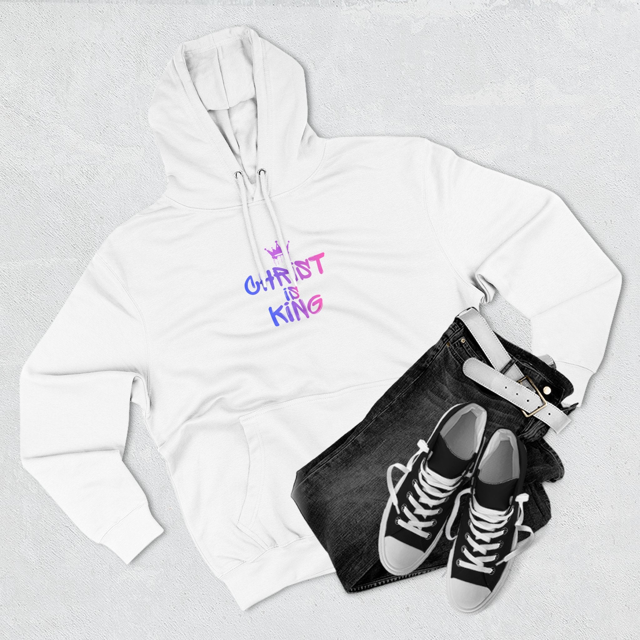 Premium Christ is King Fleece Hoodie